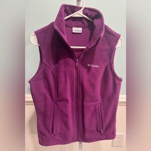 Columbia Purple Fleece Vest
